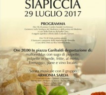 6° SAGRA DELLE POLPETTE – SIAPICCIA – SABATO 29 LUGLIO 2017