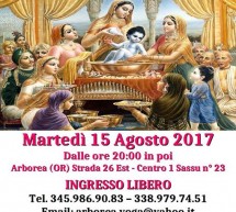 IL FESTIVAL DI JANMASHTAMI – ARBOREA – MARTEDI 15 AGOSTO 2017