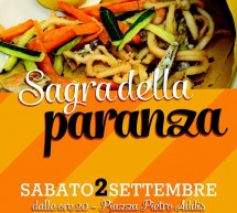 SAGRA DELLA PARANZA – TRINITA’ D’AGULTU – SABATO 2 SETTEMBRE 2017