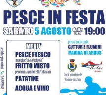 PESCE IN FESTA – GUTTUR’E FLUMINI. ARBUS – SABATO 5 AGOSTO 2017