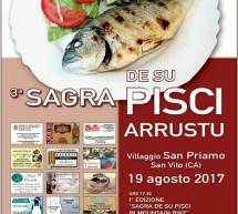 3° SAGRA DE SU PISCI ARRUSTU – SAN PRIAMO – SABATO 19 AGOSTO 2017