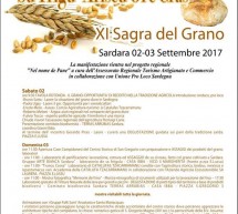 SU TRIGU ARISEU OI E CRAS – XI SAGRA DEL GRANO – SARDARA- 2-3 SETTEMBRE 2017