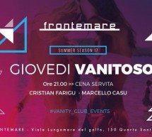 GIOVEDI VANITOSO – FRONTEMARE – QUARTU SANT’ELENA – GIOVEDI 31 AGOSTO 2017