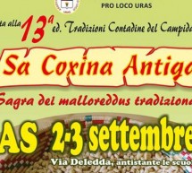 13° EDIZIONE SA COXINA ANTIGA- URAS – 2-3 SETTEMBRE 2017