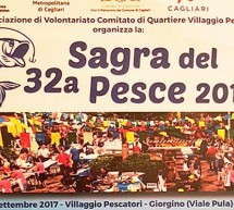 32° SAGRA DEL PESCE – VILLAGGIO PESCATORI GIORGINO – CAGLIARI – 1-2-3 SETTEMBRE 2017