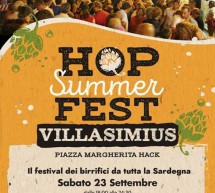 HOP SUMMER FEST – VILLASIMIUS – SABATO 23 SETTEMBRE 2017