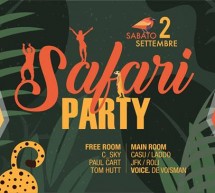 SAFARI PARTY – LIDO DISCOCLUB – CAGLIARI – SABATO 2 SETTEMBRE 2017