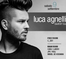 SPECIAL GUEST LUCA AGNELLI – LIDO DISCOCLUB – CAGLIARI -SABATO 9 SETTEMBRE 2017