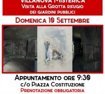 VILLANOVA MISTERICA – CAGLIARI – DOMENICA 10 SETTEMBRE 2017