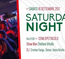 SATURDAY NIGHT – BEER BEACH – QUARTU SANT’ELENA – SABATO 16 SETTEMBRE 2017