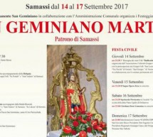 FESTA DI SAN GEMINIANO MARTIRE – SAMASSI – 14-17 SETTEMBRE 2017