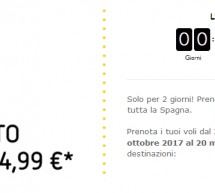 VOLA IN SPAGNA CON VUELING A PARTIRE DA 14,99 € – SOLO PER OGGI GIOVEDI 21 SETTEMBRE 2017