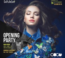 OPENING PARTY – HAPPY SATURDAY- COCO’ DISCOCLUBBING – CAGLIARI – SABATO 14 OTTOBRE 2017