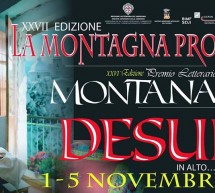 LA MONTAGNA PRODUCE – DESULO – 1-5 NOVEMBRE 2017