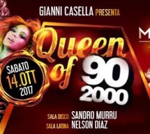 QUEEN OF 90/2000 – MANHA CLUB- CAGLIARI – SABATO 14 OTTOBRE 2017