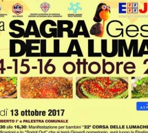 XXIV SAGRA DELLA LUMACA – GESICO – 13-16 OTTOBRE 2017