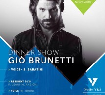 SPECIAL GUEST GIO BRUNETTI – SETTE VIZI – CAGLIARI – SABATO 18 NOVEMBRE 2017