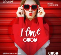 I LOVE COCO’ – COCO’ DISCOCLUBBING – CAGLIARI – SABATO 11 NOVEMBRE 2017