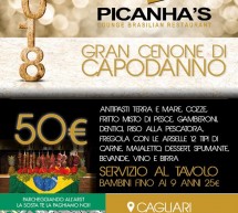 GRAN CENONE DI CAPODANNO 2018 AL PICANHA – CAGLIARI – DOMENICA 31 DICEMBRE 2017