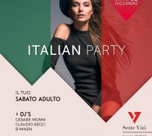 ITALIAN PARTY – SETTE VIZI – CAGLIARI – SABATO 2 DICEMBRE 2017