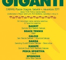 FESTA DELLO SPORT NELLA TERRA DEI GIGANTI – CABRAS – SABATO 4 NOVEMBRE 2017