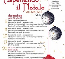 ASPETTANDO IL NATALE – VILLAPUTZU -3-8-10-17-23-27 DICEMBRE e 6 GENNAIO 2018