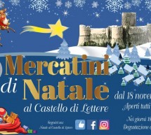 MERCATINI DI NATALE 2017 AL CASTELLO DI LETTERE – 18 NOVEMBRE- 7 GENNAIO 2018