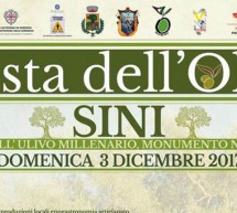 FESTA DELL’OLIO -SINI – DOMENICA 3 DICEMBRE 2017