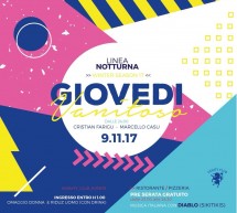 GIOVEDI VANITOSO – LINEA NOTTURNA – CAGLIARI – GIOVEDI 9 NOVEMBRE 2017