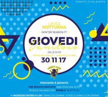 GIOVEDI VANITOSO – LINEA NOTTURNA- CAGLIARI – GIOVEDI 30 NOVEMBRE 2017