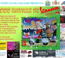 BABBO NATALE IN VESPA – CAGLIARI – SABATO 23 DICEMBRE 2017