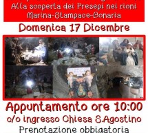 PRESEPIANDO – ALLA SCOPERTA DEI PRESEPI DI MARINA -STAMPACE E BONARIA – CAGLIARI – DOMENICA 17 DICEMBRE 2017