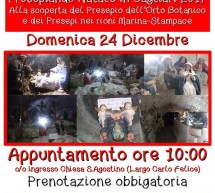 PRESEPIANDO PER MARINA,STAMPACE E ORTO BOTANICO – CAGLIARI – DOMENICA 24 DICEMBRE 2017