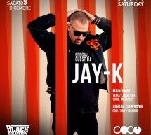 SPECIAL GUEST JAY-K – COCO DISCOCLUBBING – CAGLIARI -SABATO 9 DICEMBRE 2017