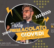 PARTY IMMACOLATO – GIOVEDI VANITOSO  -LINEA NOTTURNA – CAGLIARI – GIOVEDI 7 DICEMBRE 2017