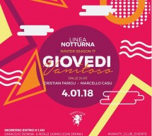 GIOVEDI VANITOSO – LINEA NOTTURNA – CAGLIARI – GIOVEDI 4 GENNAIO 2018