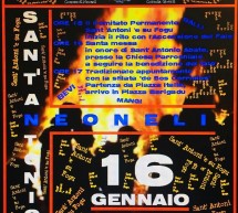 FUOCHI DI SANT’ANTONIO – NEONELI – MARTEDI 16 GENNAIO 2018