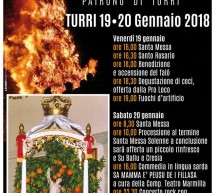 FALO’ E FESTA DI SAN SEBASTIANO – TURRI – 19-20 GENNAIO 2018