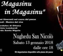 DAE MAGASINU IN MAGASINU – NUGHEDU SAN NICOLO’ – SABATO 13 GENNAIO 2018