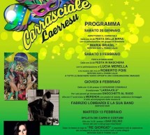 CARRASCIALI LAERRESU – LAERRU – 20 GENNAIO – 18 FEBBRAIO 2018