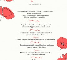 MENU DI SAN VALENTINO AL CAESAR’S HOTEL – CAGLIARI – MERCOLEDI 14 FEBBRAIO 2018