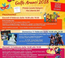 CARNEVALE 2018 A GOLFO ARANCI – 8-11-13 FEBBRAIO 2018