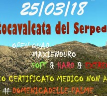 5°MOTOCAVALCATA DEL SERPEDDI’ – DOMENICA 25 MARZO 2018