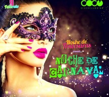 NOCHE DE CARNAVAL – COCO’ DISCOCLUBBING – CAGLIARI – VENERDI 9 FEBBRAIO 2018