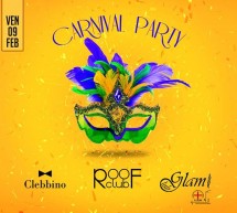 CARNIVAL PARTY –  ROOF CLUB – CAGLIARI – VENERDI 9 FEBBRAIO 2018