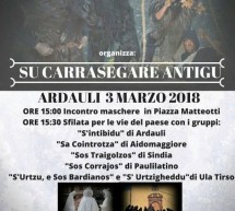 CARRASEGARE ANTIGU – ARDAULI – SABATO 3 MARZO 2018