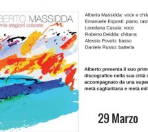 ALBERTO MASSIDDA – LE MIE STAGIONI COLORATE – BFLAT – CAGLIARI – GIOVEDI 29 MARZO 2018