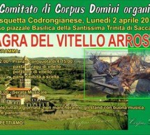 SAGRA DEL VITELLO ARROSTO – CODRONGIANOS – LUNEDI 2 APRILE 2018