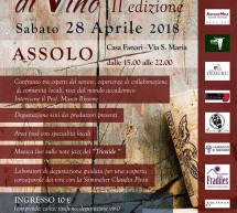 ASSOLO DI VINO – ASSOLO – SABATO 28 APRILE 2018