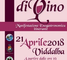 SABATO DiVINO – VIDDALBA – SABATO 21 APRILE 2018